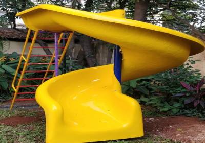 Kids double roller slide with frp railing in Jaipur