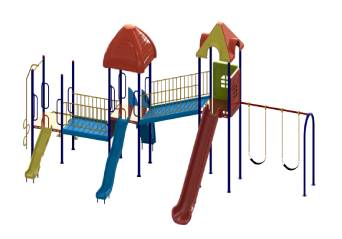3 tower kids play equipments in new panvel